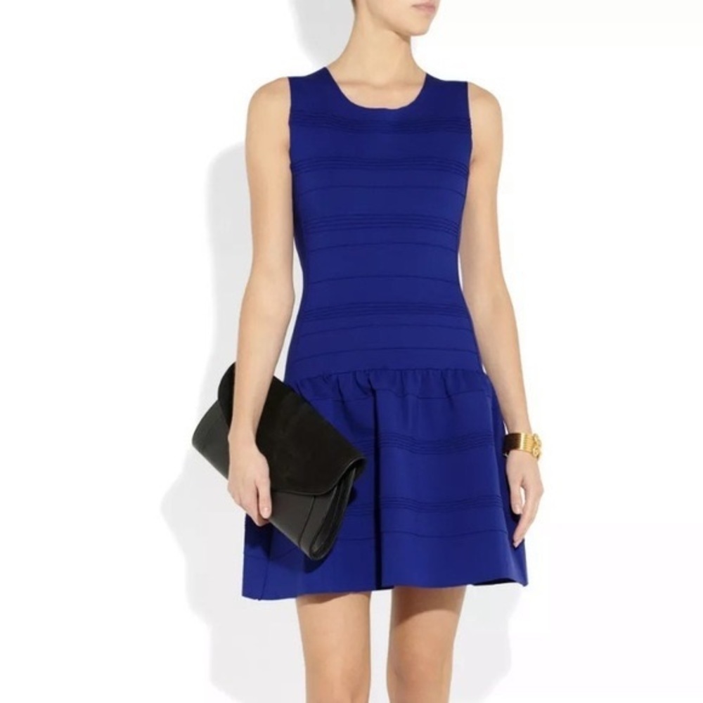 Maje Madison Stretch Crepe Jersey Mini Dress